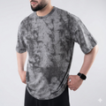 ELITE ACID GREY DROP SHOULDER
