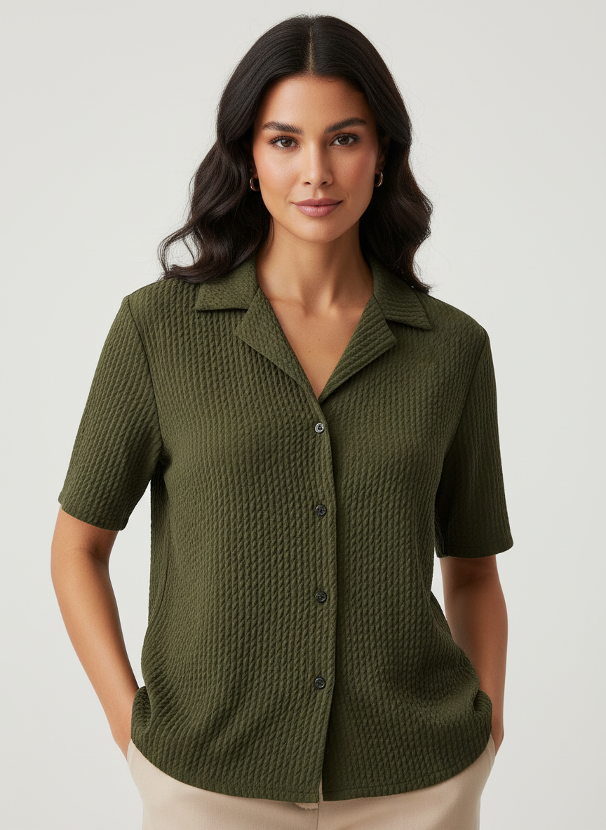 ELITE OLIVE WOMEN SHIRT