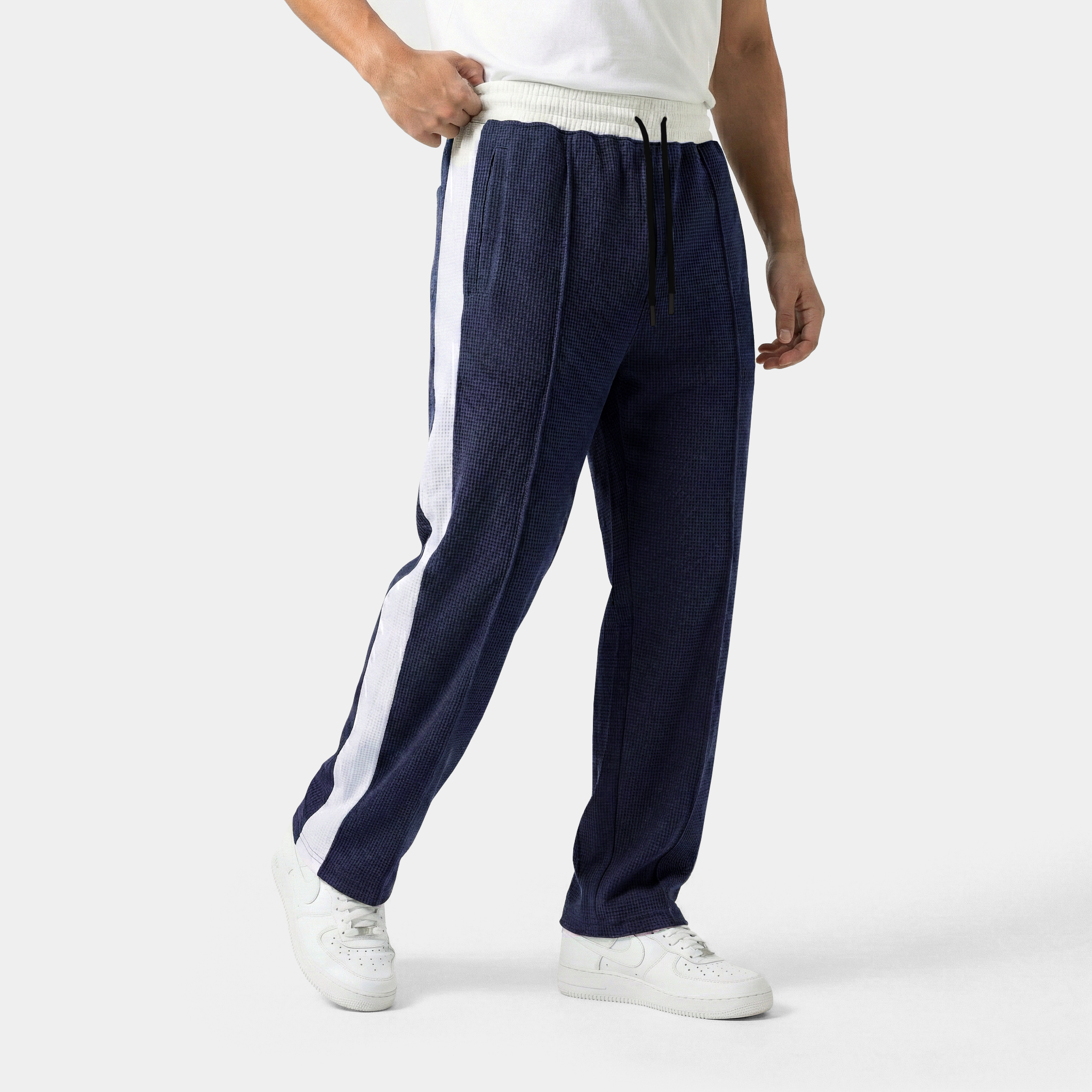 HORIZEN WHT-BLU TROUSER