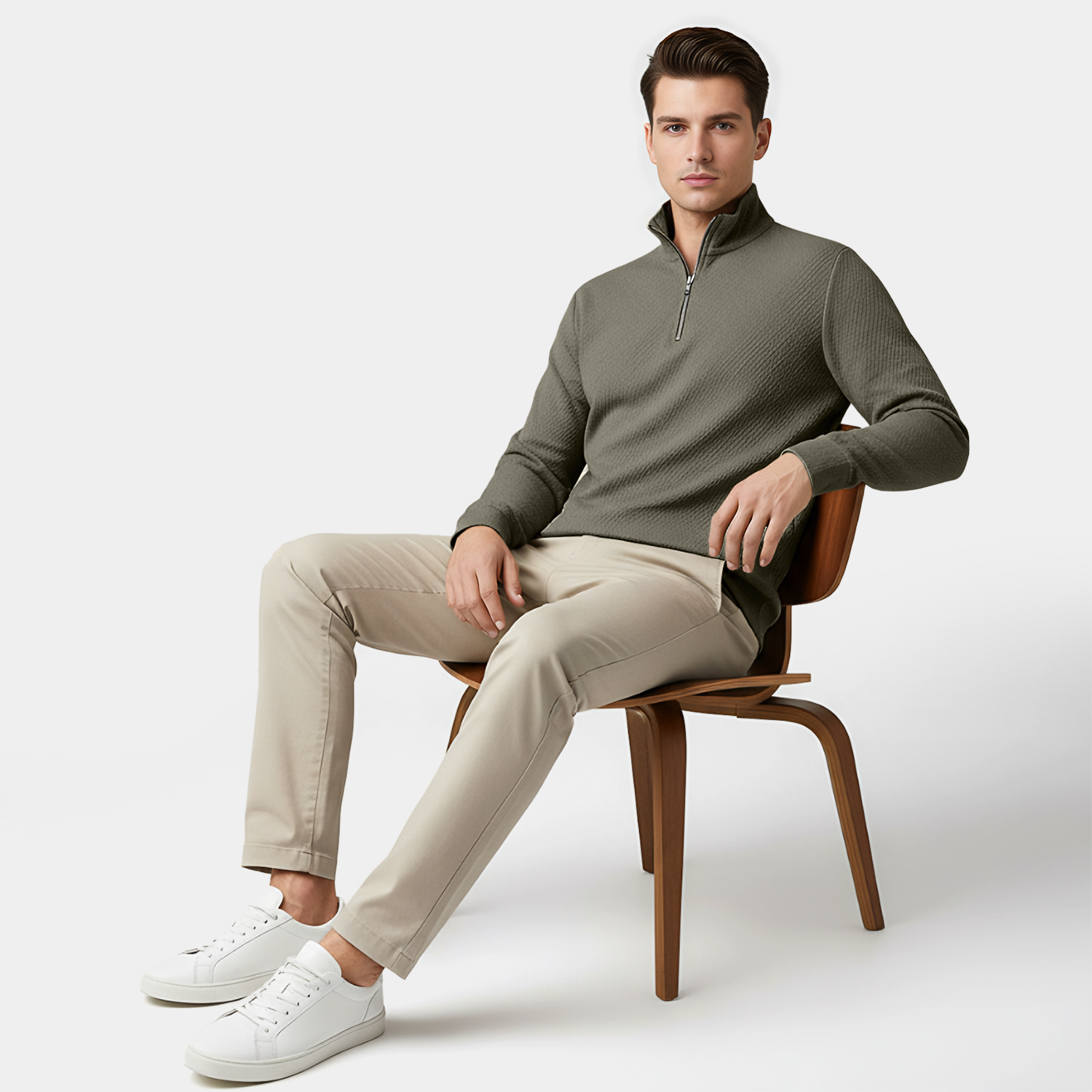 HORIZEN Premium sweats charocal brown