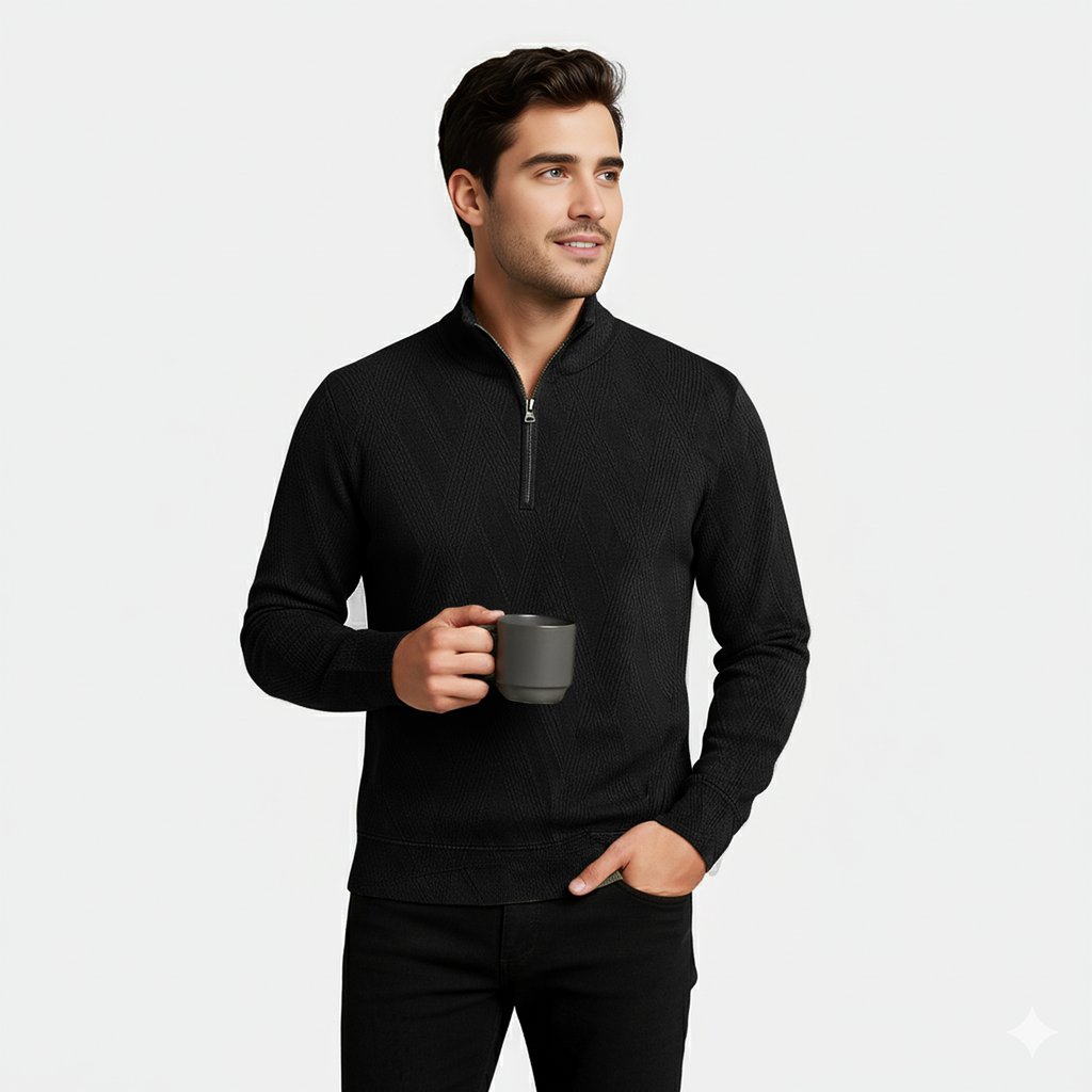 HORIZEN Premium crossline blk sweats