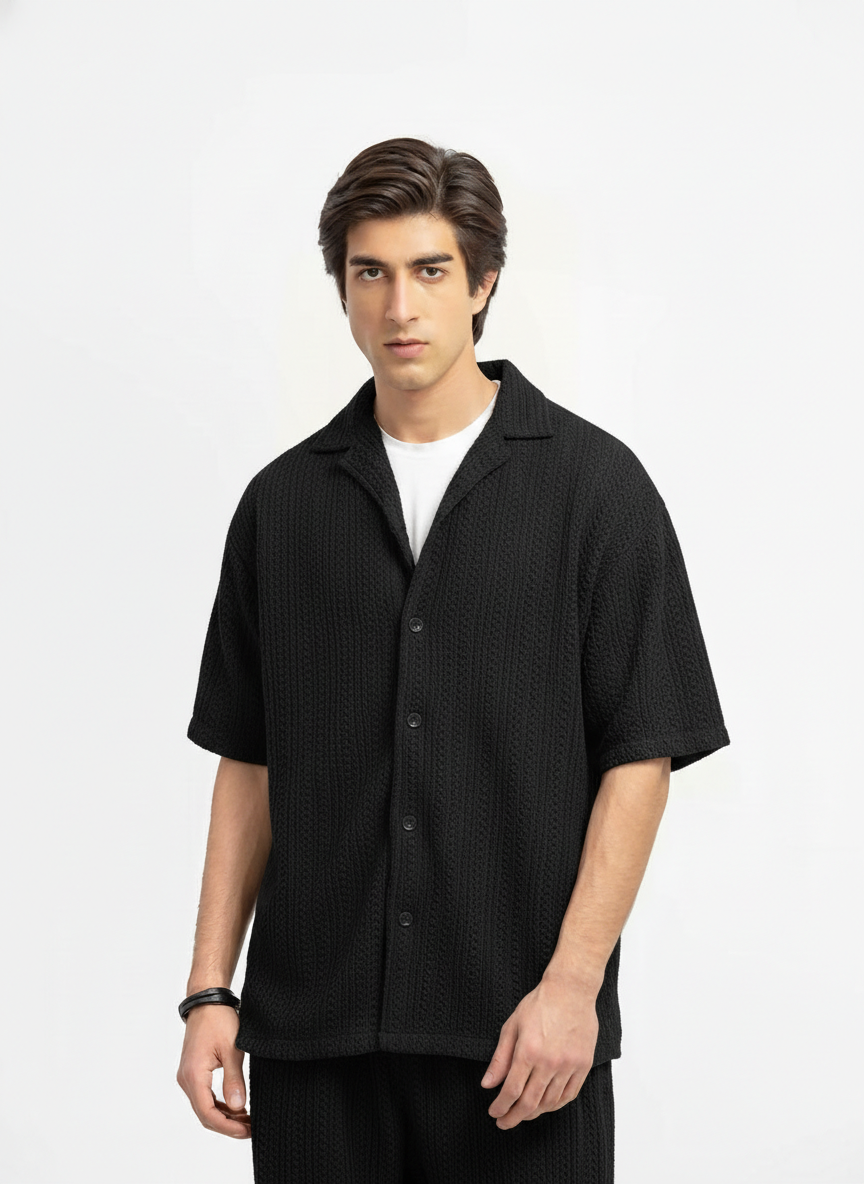 ELITE FORMAL BLK SHIRT.