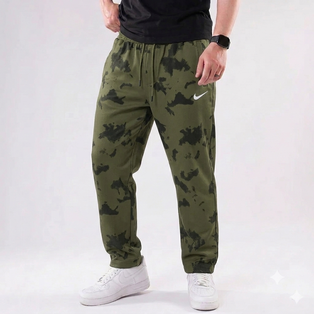 HORIZEN ACID OLIVE TROUSER